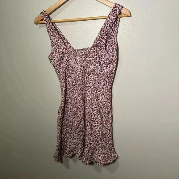 Zara ditsy floral linen blend dress  XS - Picture 5 of 6